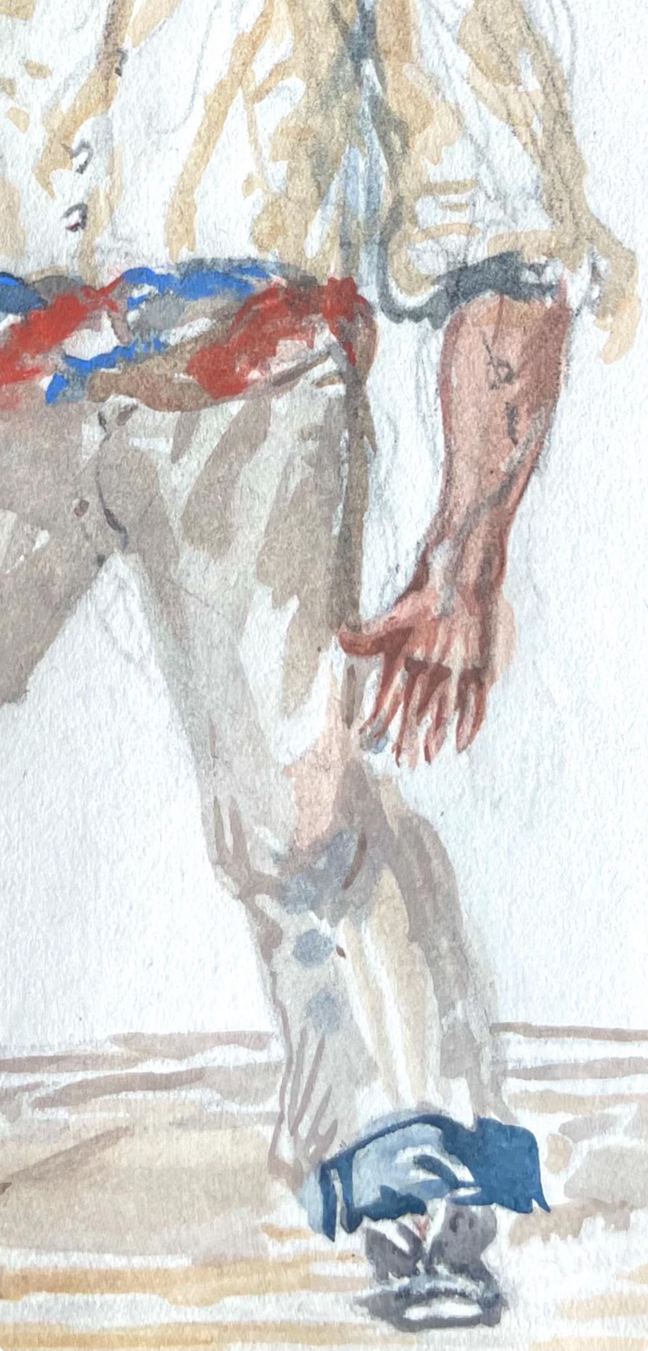 Lithograph - Henri de Toulouse-Lautrec - Composition - Toulouse-Lautrec - Album De Marine - 6