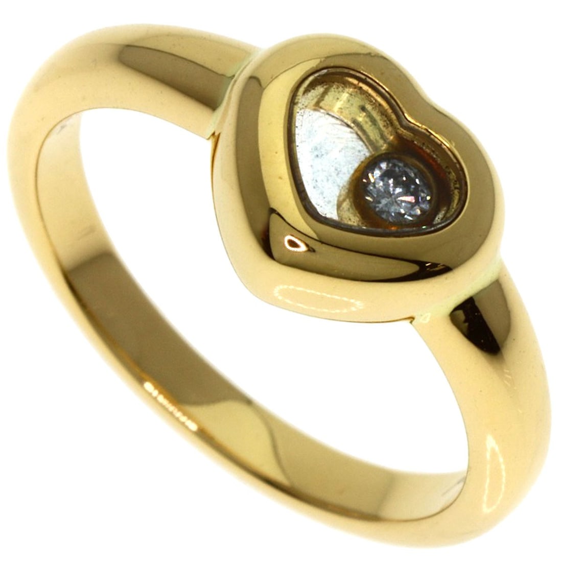 Gold Chopard Happy diamond Ring K18 Yellow (1 of 8)