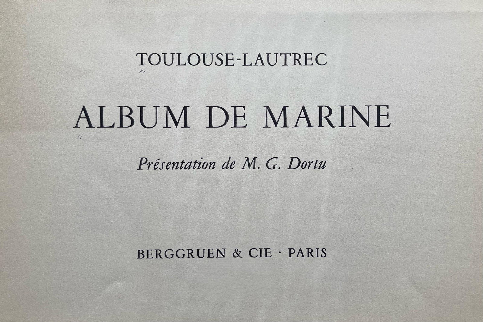 Lithograph - Henri de Toulouse-Lautrec - Composition - Toulouse-Lautrec - Album De Marine - 5