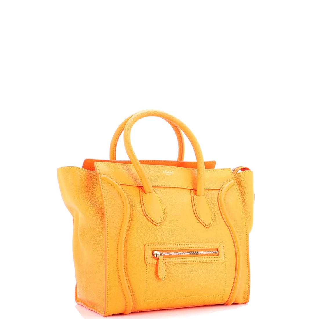 Mini Celine Luggage Bag Grainy Leather - 2