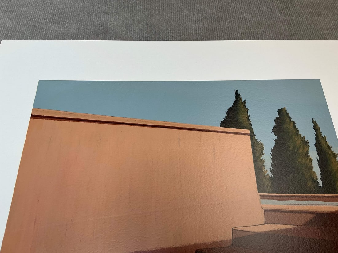 Conte GRETCHEN DOW SIMPSON Florence Italy SIGNED 20.25" x 22.75" Serigraph 1992 - 15