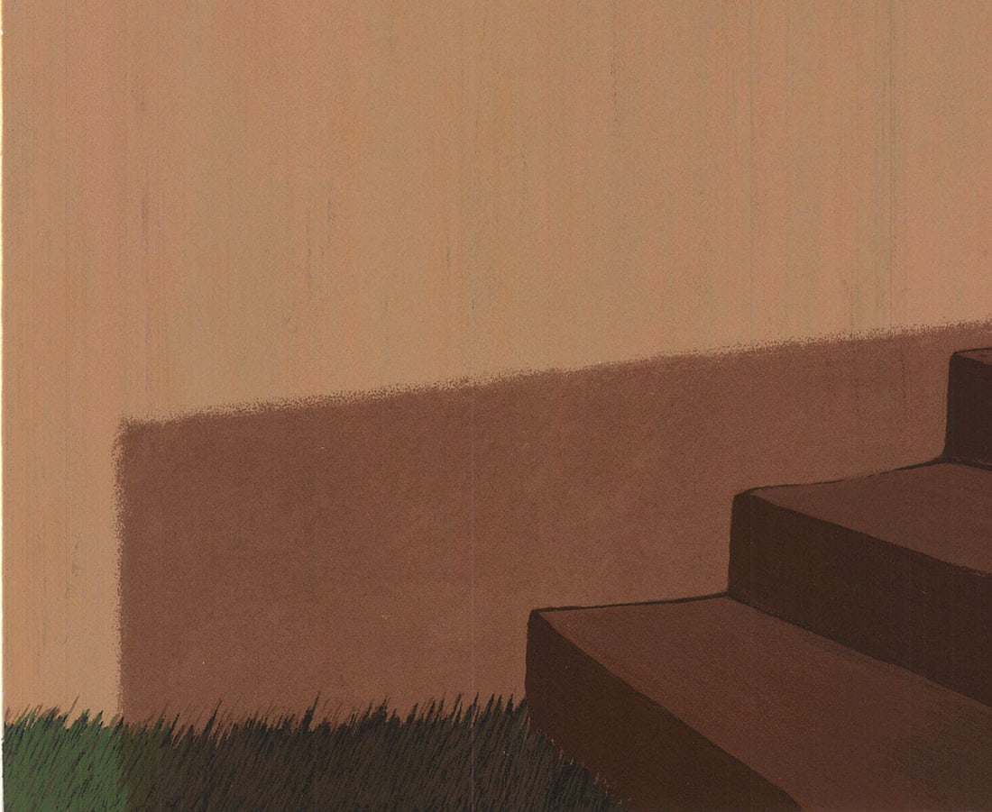 Conte GRETCHEN DOW SIMPSON Florence Italy SIGNED 20.25" x 22.75" Serigraph 1992 - 5