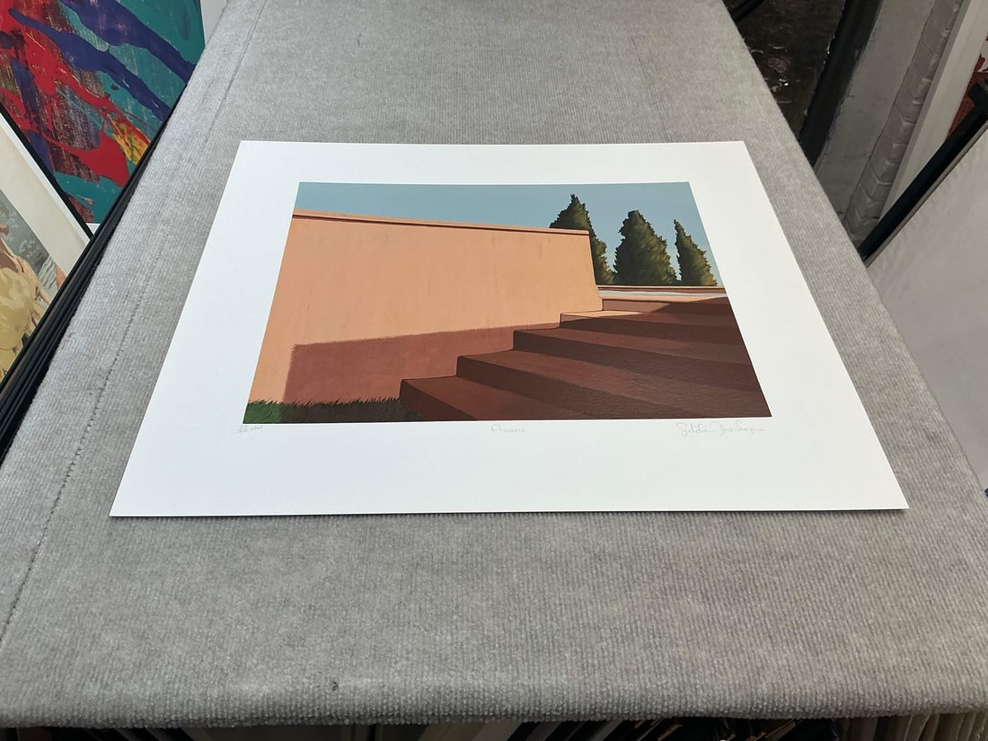 Conte GRETCHEN DOW SIMPSON Florence Italy SIGNED 20.25" x 22.75" Serigraph 1992 - 6