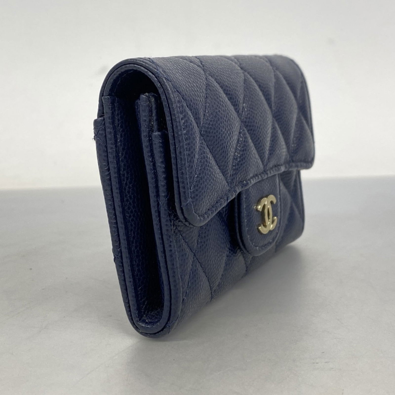 Calfskin Chanel Card Case Grained - 2