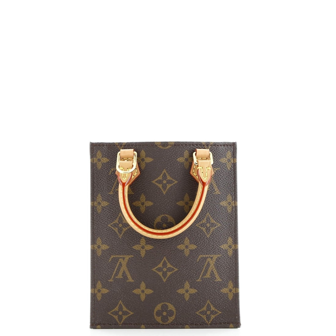 Canvas Louis Vuitton Petit Sac Plat Bag Monogram - 5