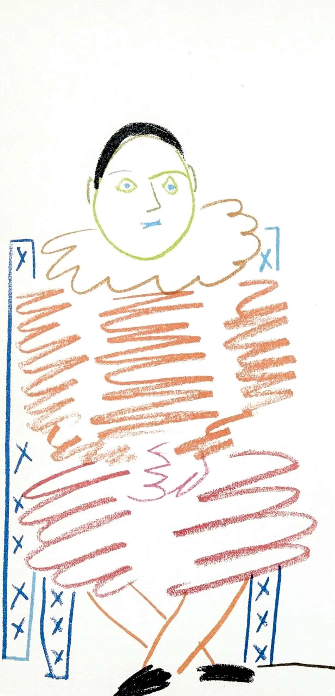 Lithograph - Pablo Picasso - Composition - La Comdie Humaine - Verve - Revue Artistique et Littraire - 4