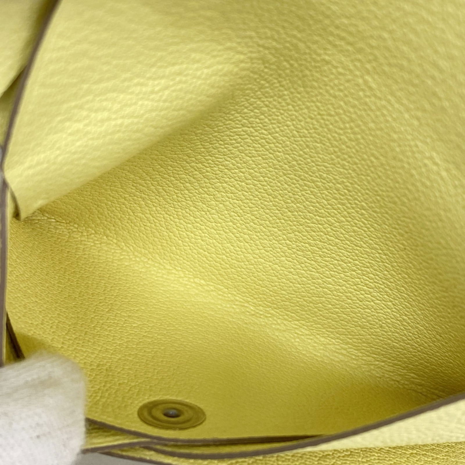 Leather Hermes Coin Purse/ Coin Case Chevre - 7