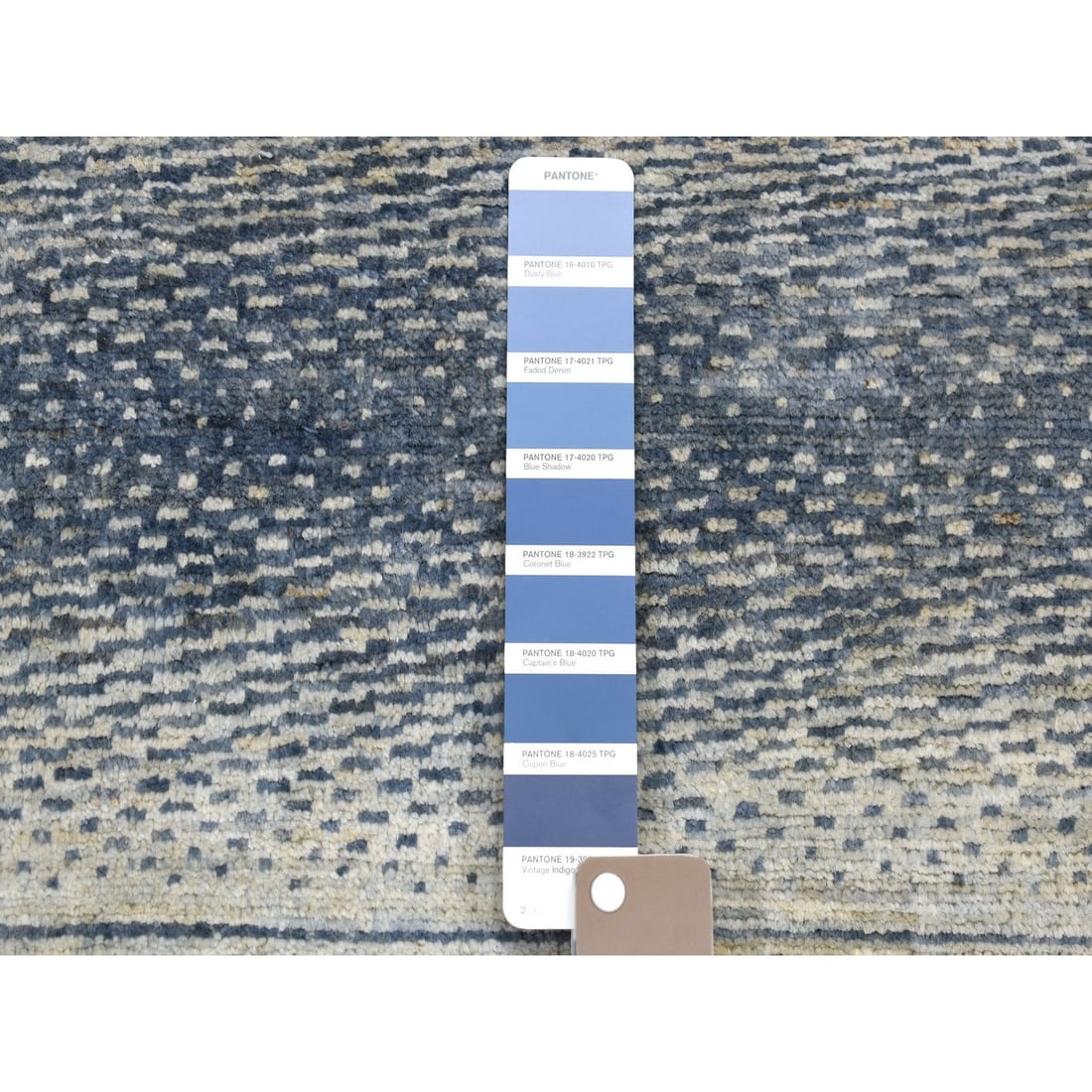 Rug 5'10"x8'6" Blue Kashkuli Gabbeh Pictorial Pure Wool Handmade Oriental - 4