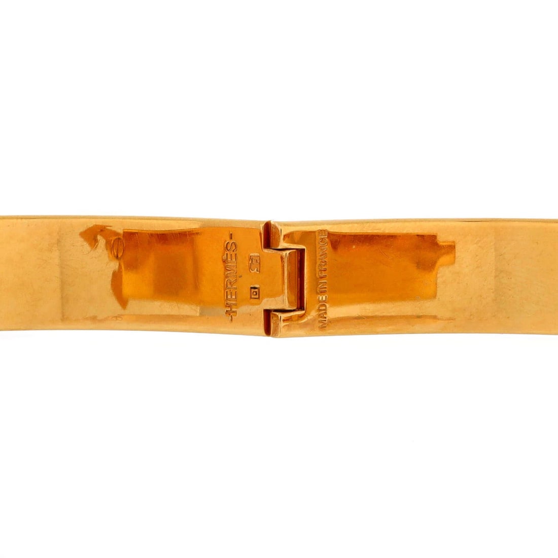 Narrow Hermes Clic H Bracelet Enamel - 3