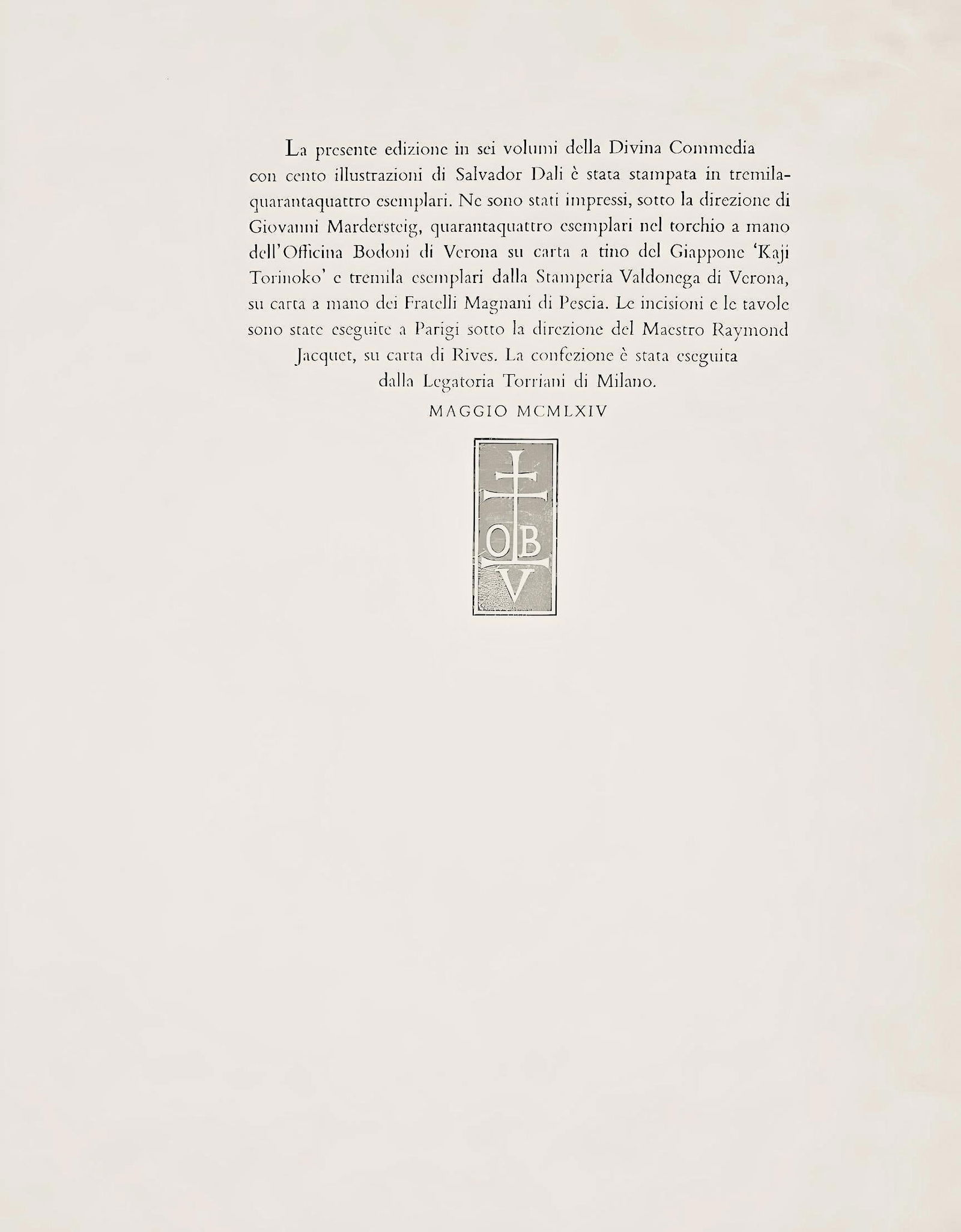 Woodcut - Salvador Dali - Inferno XV (Michler/ Lpsinger 1039-1138; Field 189-200) - La Divina - 7