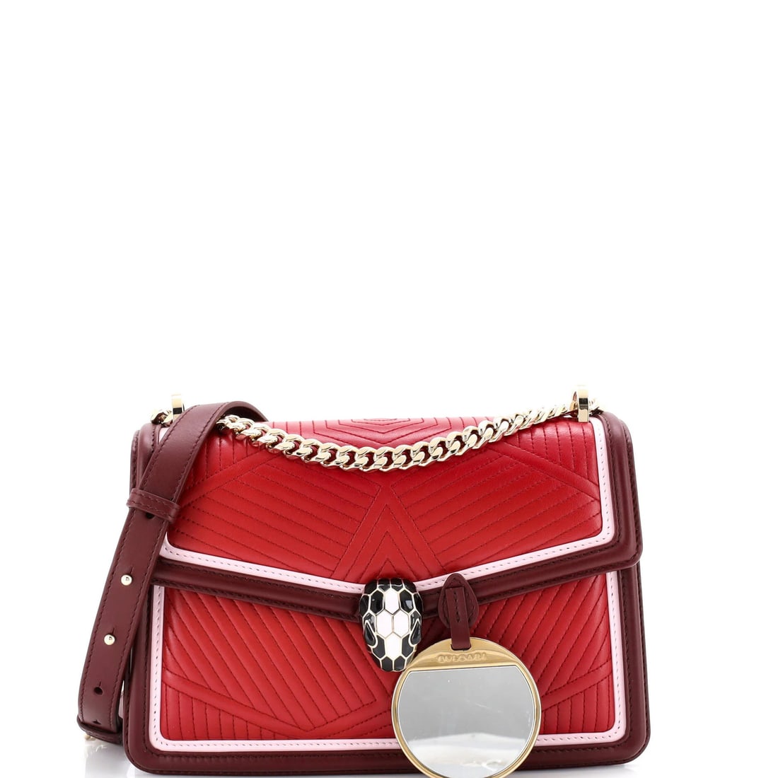 Small Bvlgari Serpenti Forever Shoulder Bag Quilted Leather - 2