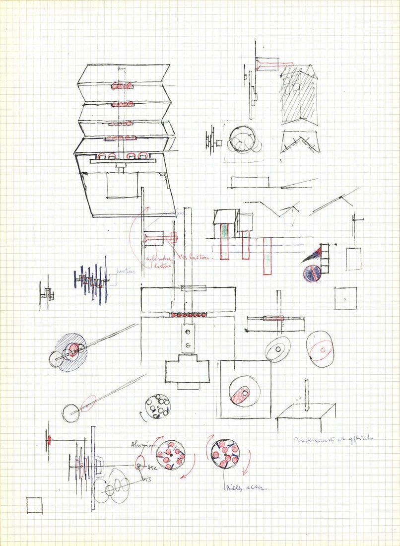 Contemporary ALAIN LE YAOUANC Study II 15" x 11" Lithograph 1970 (1 of 4)