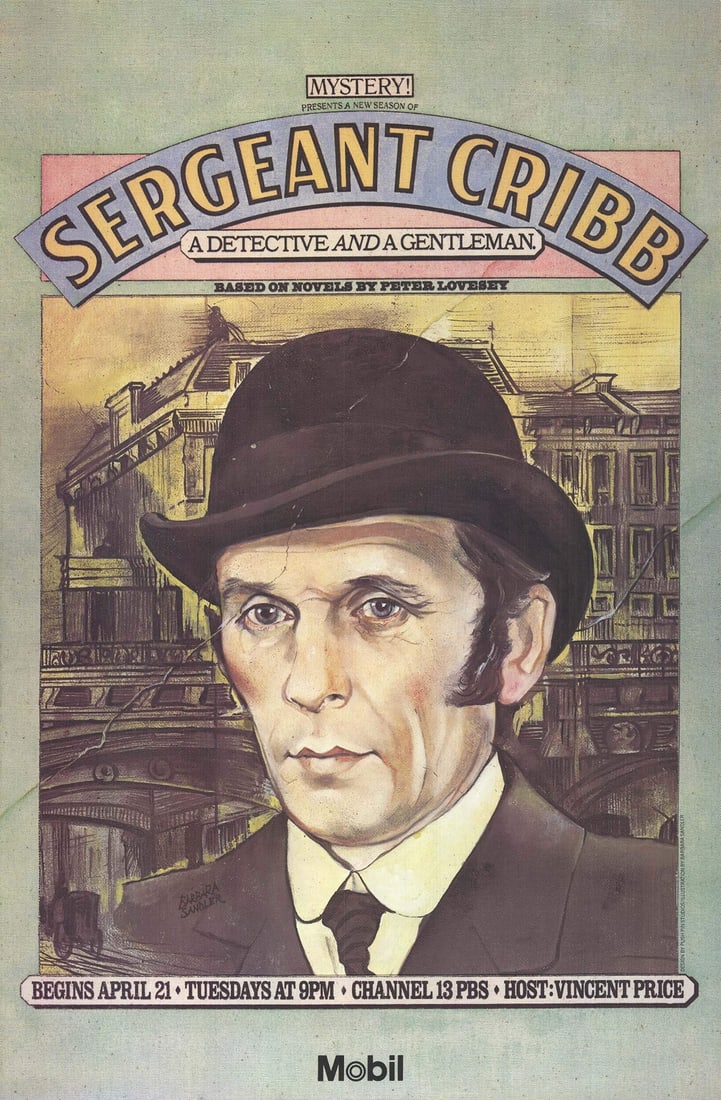 Contemporary BARBARA SANDLER Sergeant Cribb 45.75" x 30" Offset Lithograph 1980 (1 of 4)