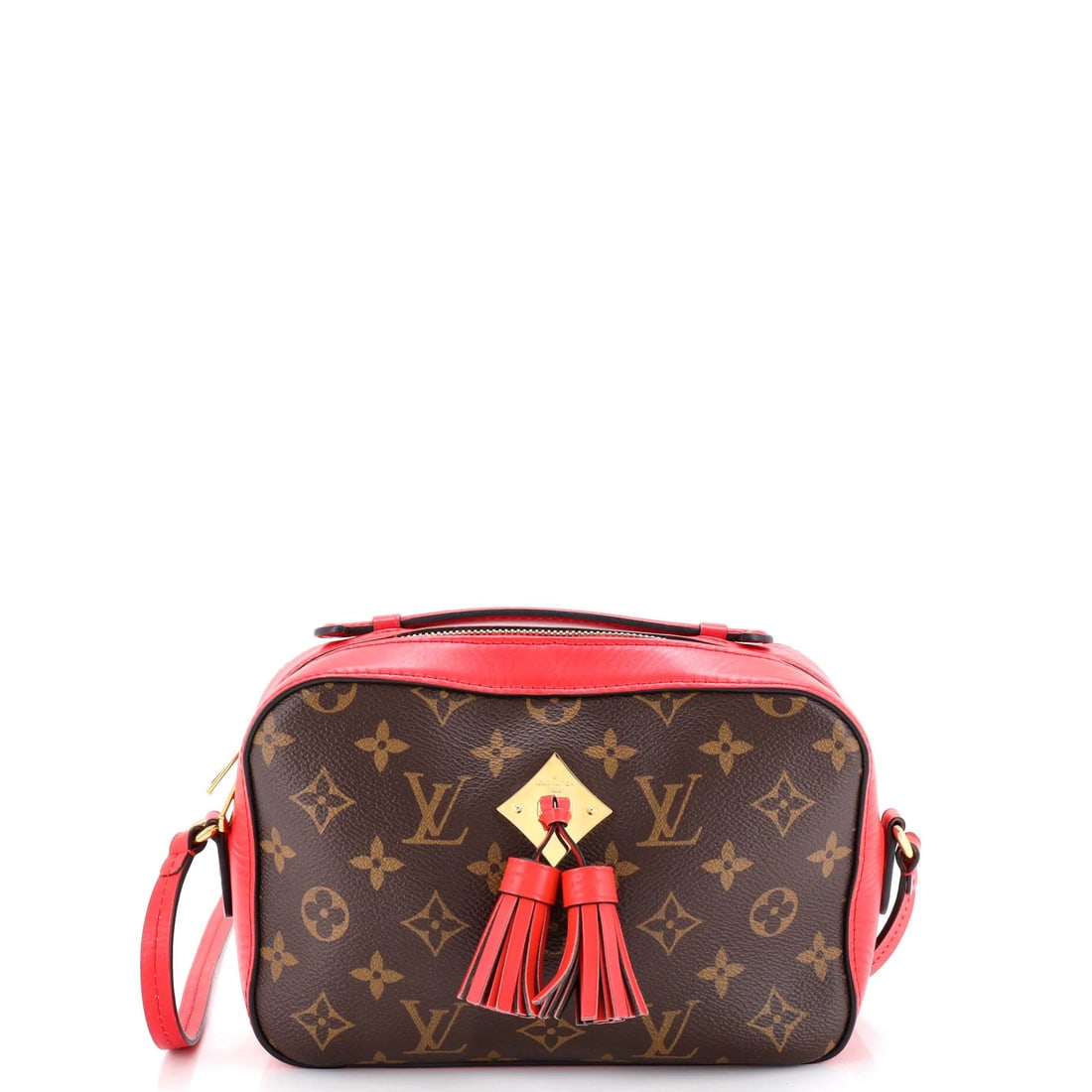 Leather Louis Vuitton Saintonge Handbag Monogram Canvas with: Leather Louis Vuitton Saintonge Handbag Monogram Canvas with This listing features Leather Louis Vuitton Saintonge Handbag Monogram Canvas with. Item specifics are provided below. Item Specifics: