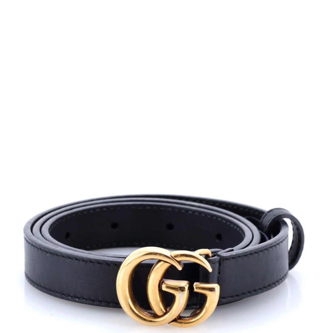 Thin Gucci GG Marmont Belt Leather (1 of 3)