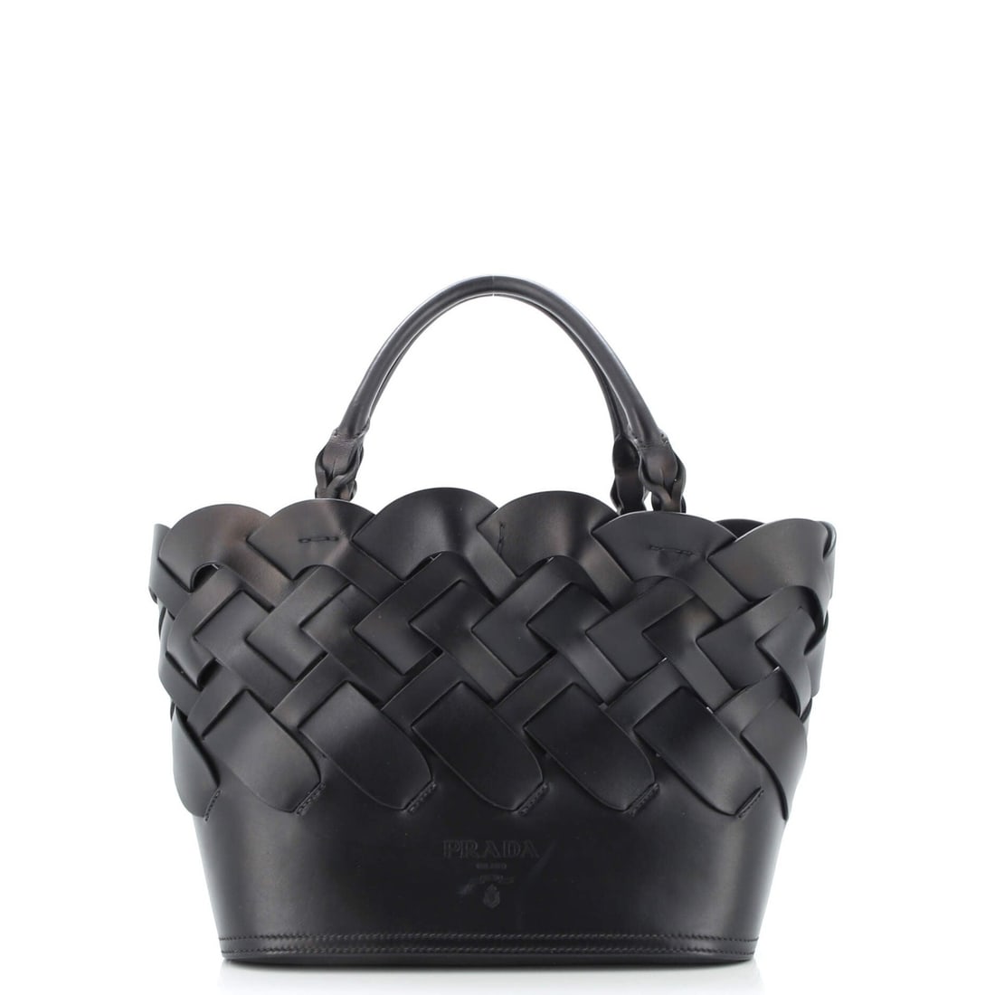 Small Prada Tress Tote Leather (1 of 10)