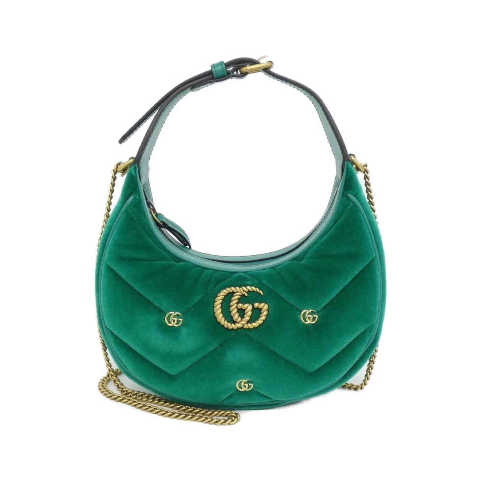 Velvet Gucci Shoulder Bag: Velvet Gucci Shoulder Bag This listing features Velvet Gucci Shoulder Bag. Item specifics are provided below. Item Specifics: Brand: Gucci Type: Shoulder Bag Material: Velvet Color: Green Gender: Wome