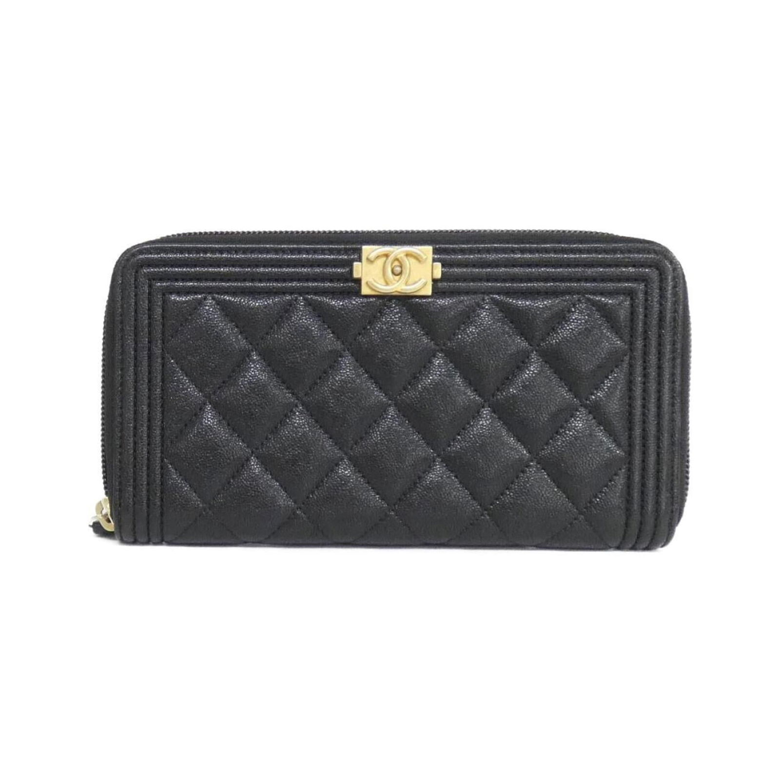 Calfskin Chanel Long Wallet (Bi-Fold) Grained: Calfskin Chanel Long Wallet (Bi-Fold) Grained This listing features Calfskin Chanel Long Wallet (Bi-Fold) Grained. Item specifics are provided below. Item Specifics: Brand: Chanel Type: Long Wallet