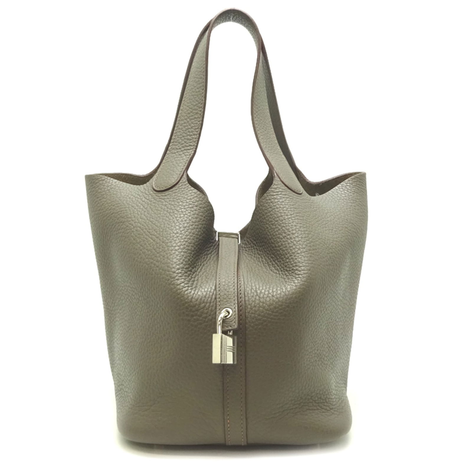 Leather Hermes Handbag Taurillon Clemence (1 of 10)