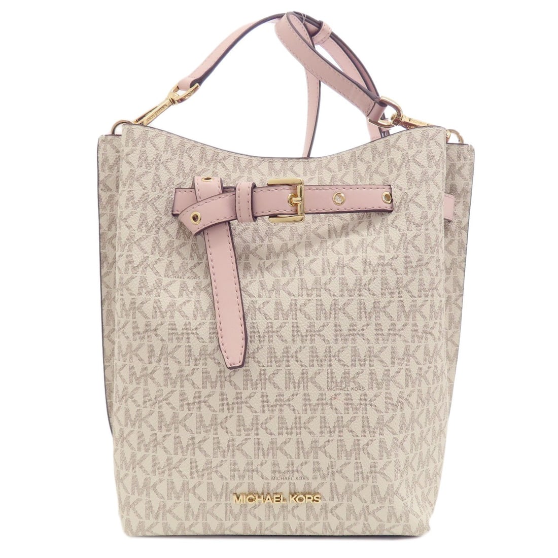 PVC Michael Kors Emilia MK Signature Shoulder Bag: PVC Michael Kors Emilia MK Signature Shoulder Bag This listing features PVC Michael Kors Emilia MK Signature Shoulder Bag. Item specifics are provided below. Item Specifics: Brand: Michael Kors Style: