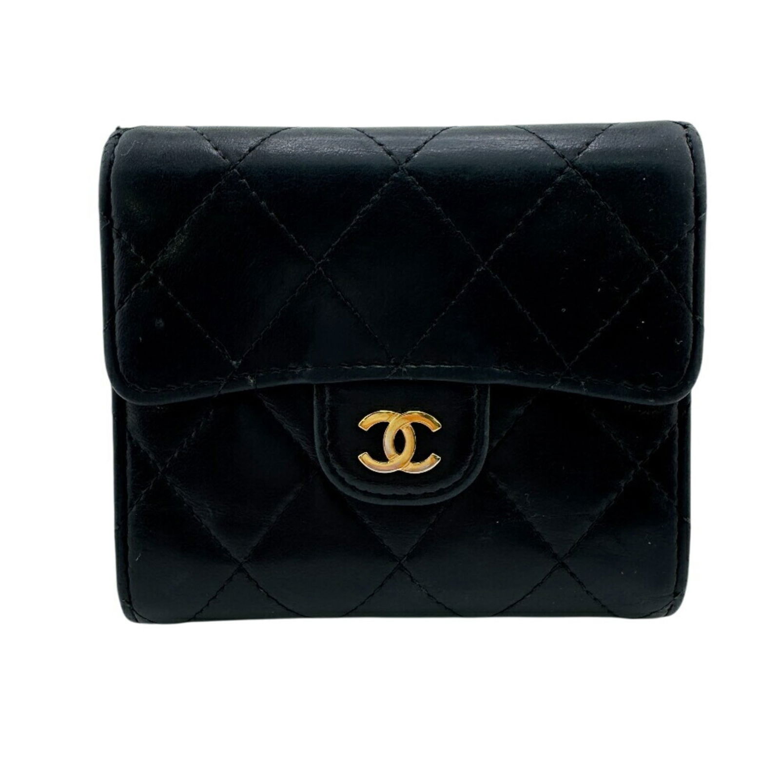Leather Chanel Wallet (Tri-Fold): Leather Chanel Wallet (Tri-Fold) This listing features Leather Chanel Wallet (Tri-Fold). Item specifics are provided below. Item Specifics: Brand: Chanel Type: Wallet (Tri-Fold) Gender: Women Material