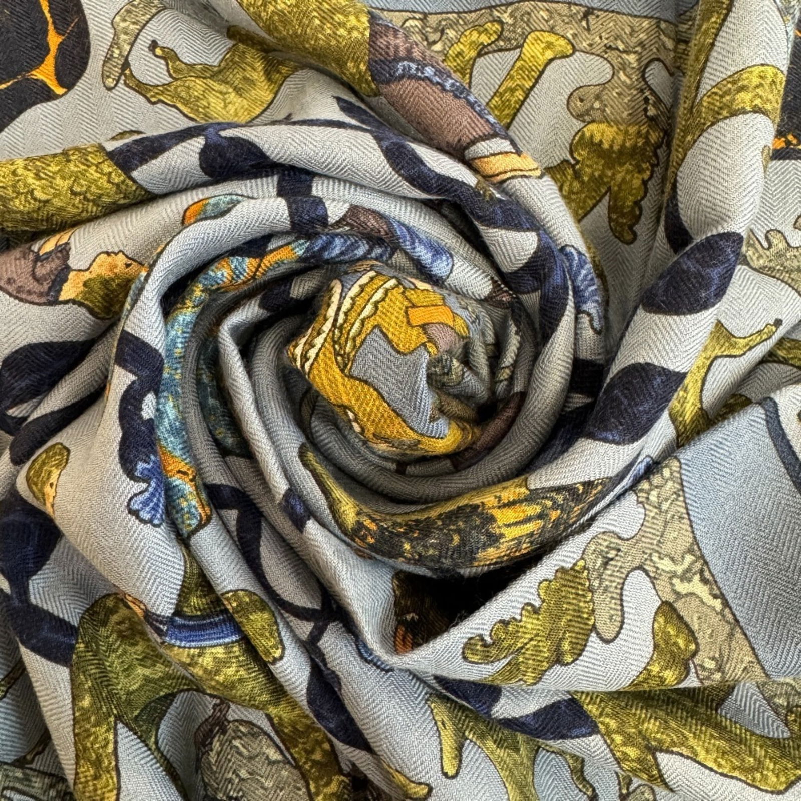 Silk - Hermes Scarf Cashmere (1 of 16)