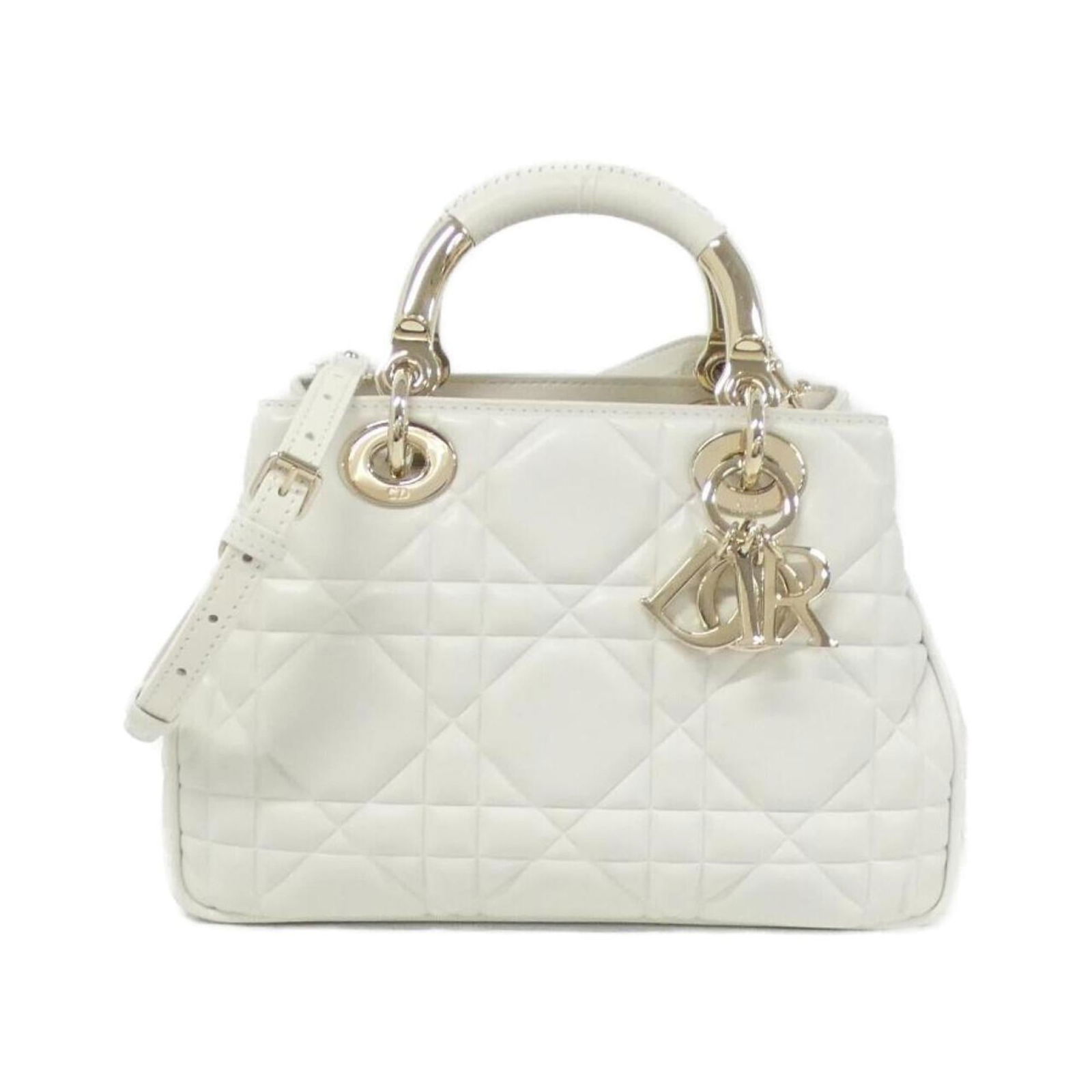 Leather Christian Dior Handbag (1 of 10)