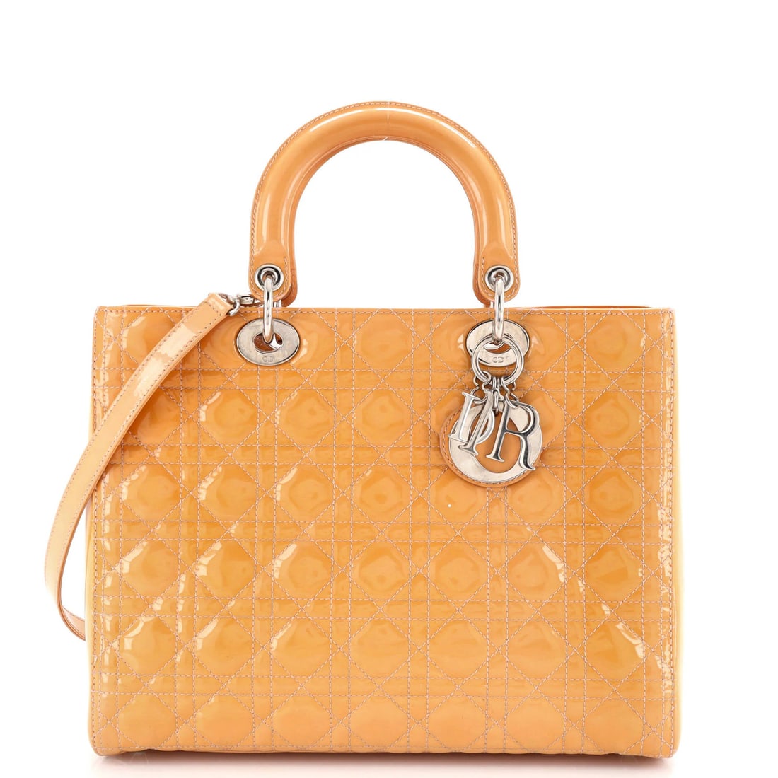 Large Christian Dior Lady Dior Bag Cannage Quilt Patent: Large Christian Dior Lady Dior Bag Cannage Quilt Patent This listing features Large Christian Dior Lady Dior Bag Cannage Quilt Patent. Item specifics are provided below. Item Specifics: Brand: