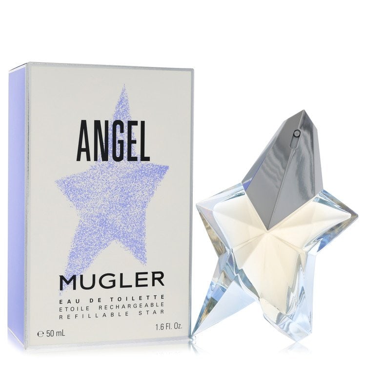Refillable Angel Perfume By Thierry Mugler Eau De Toilette Spray: Refillable Angel Perfume By Thierry Mugler Eau De Toilette Spray This listing features Refillable Angel Perfume By Thierry Mugler Eau De Toilette Spray. Item specifics are provided below. Item Specifi