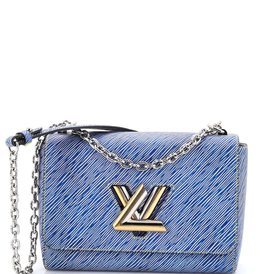 MM Louis Vuitton Twist Handbag Electric Epi Leather: MM Louis Vuitton Twist Handbag Electric Epi Leather This listing features MM Louis Vuitton Twist Handbag Electric Epi Leather. Item specifics are provided below. Item Specifics: Brand: Louis Vuitton E
