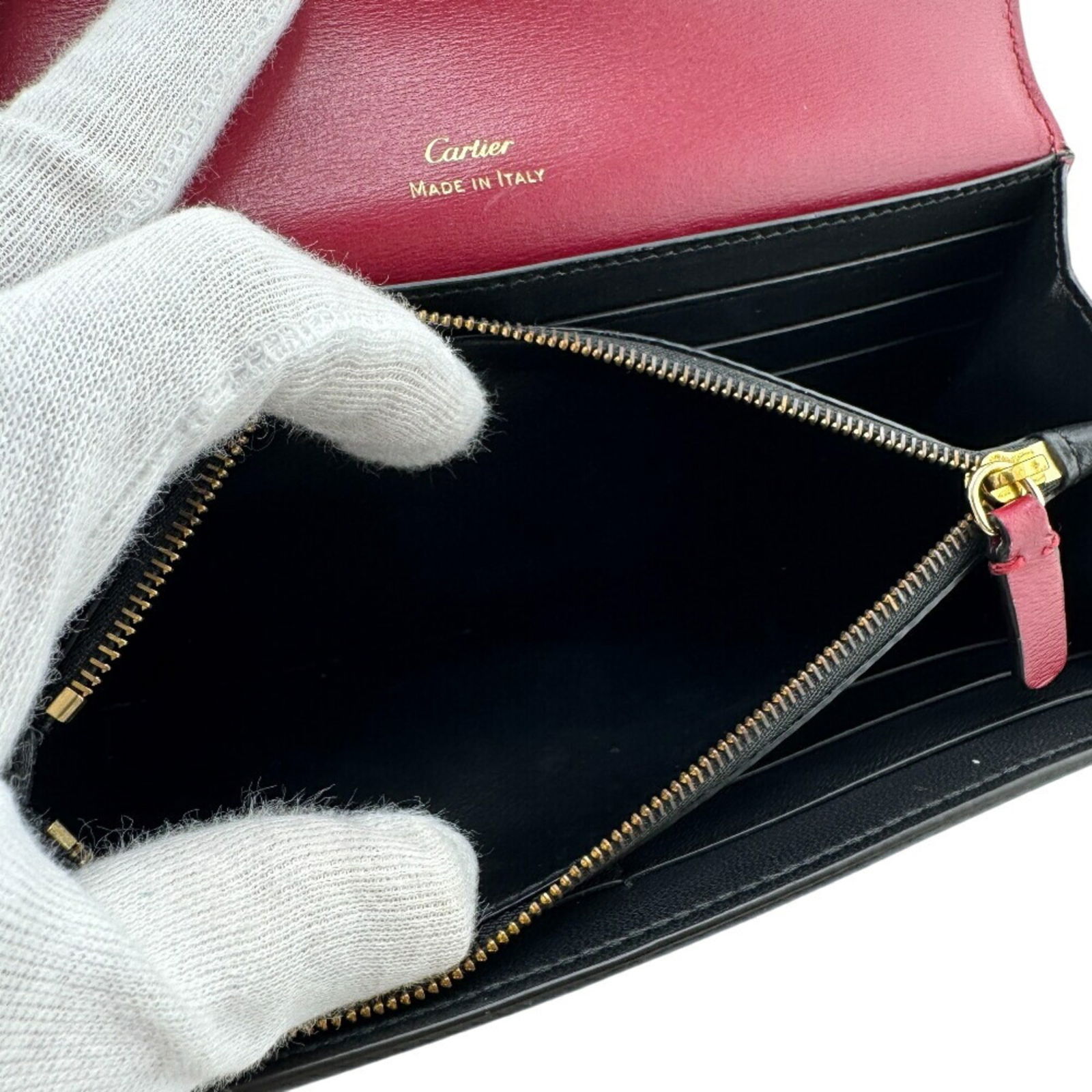Leather Cartier Long Wallet (Bi-Fold) - 9