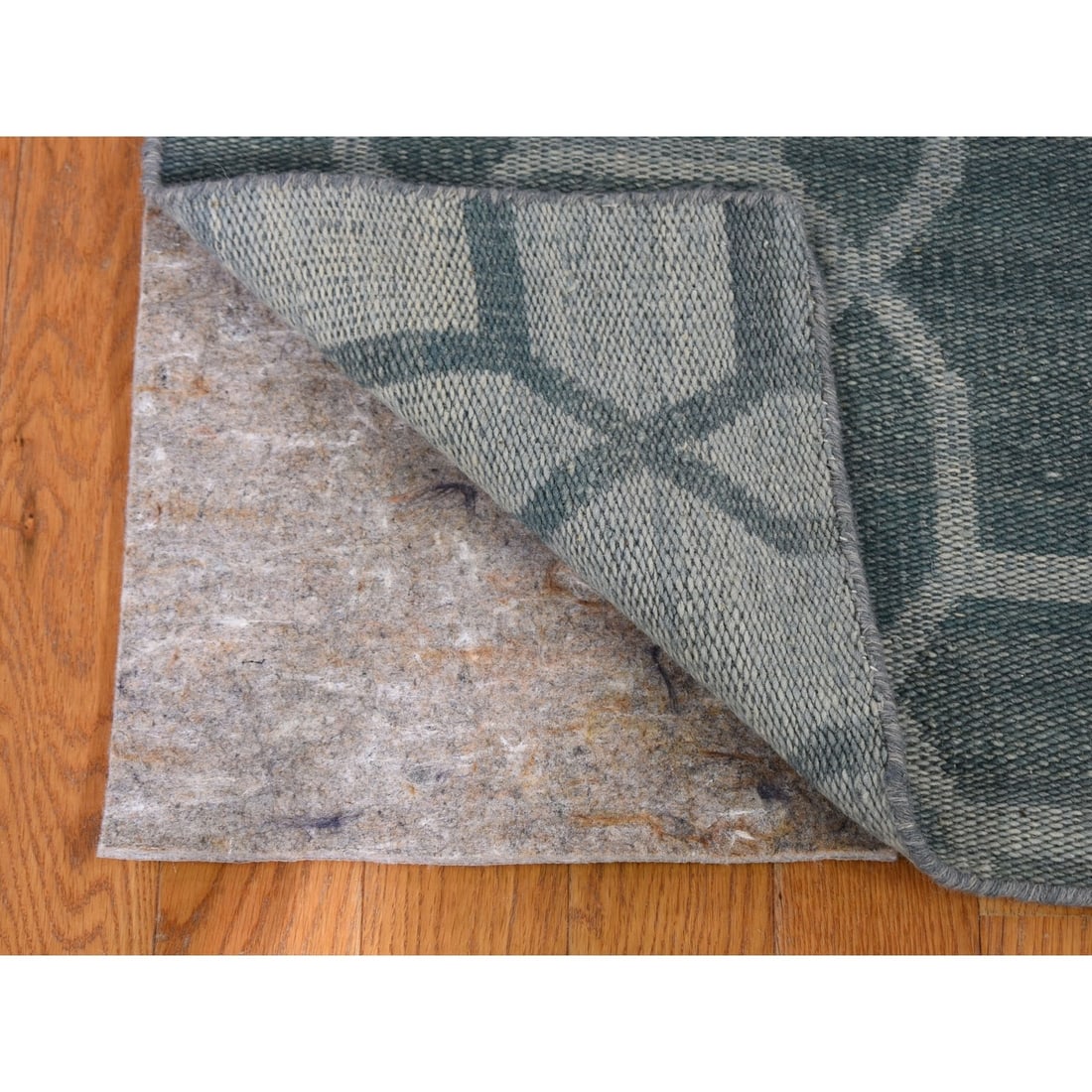 Rug 2'7"x9'8" Hand Woven Flat Weave Pure Wool Reversible Kilim Runner - 3