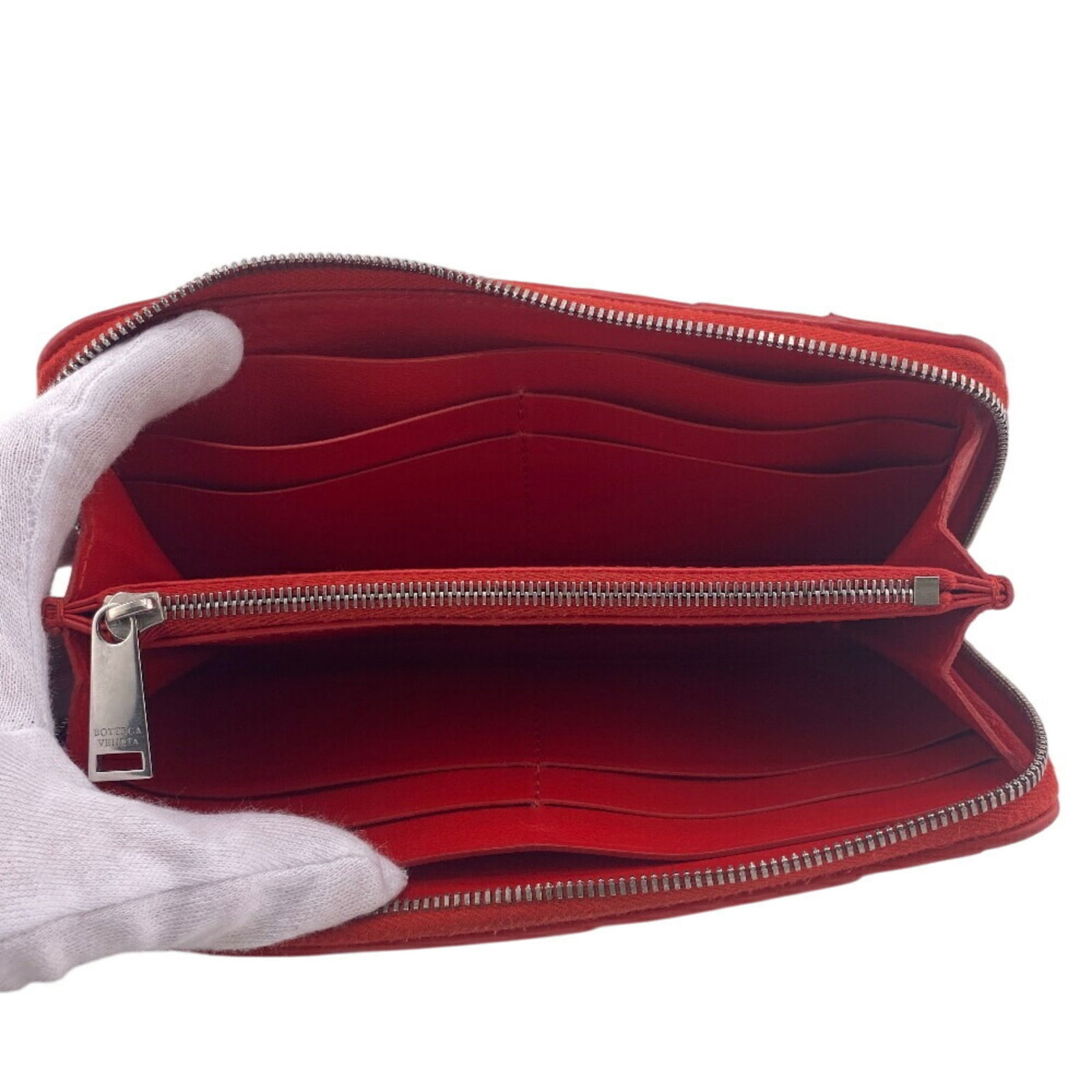 Leather Bottega Veneta Long Wallet (Bi-Fold) - 7