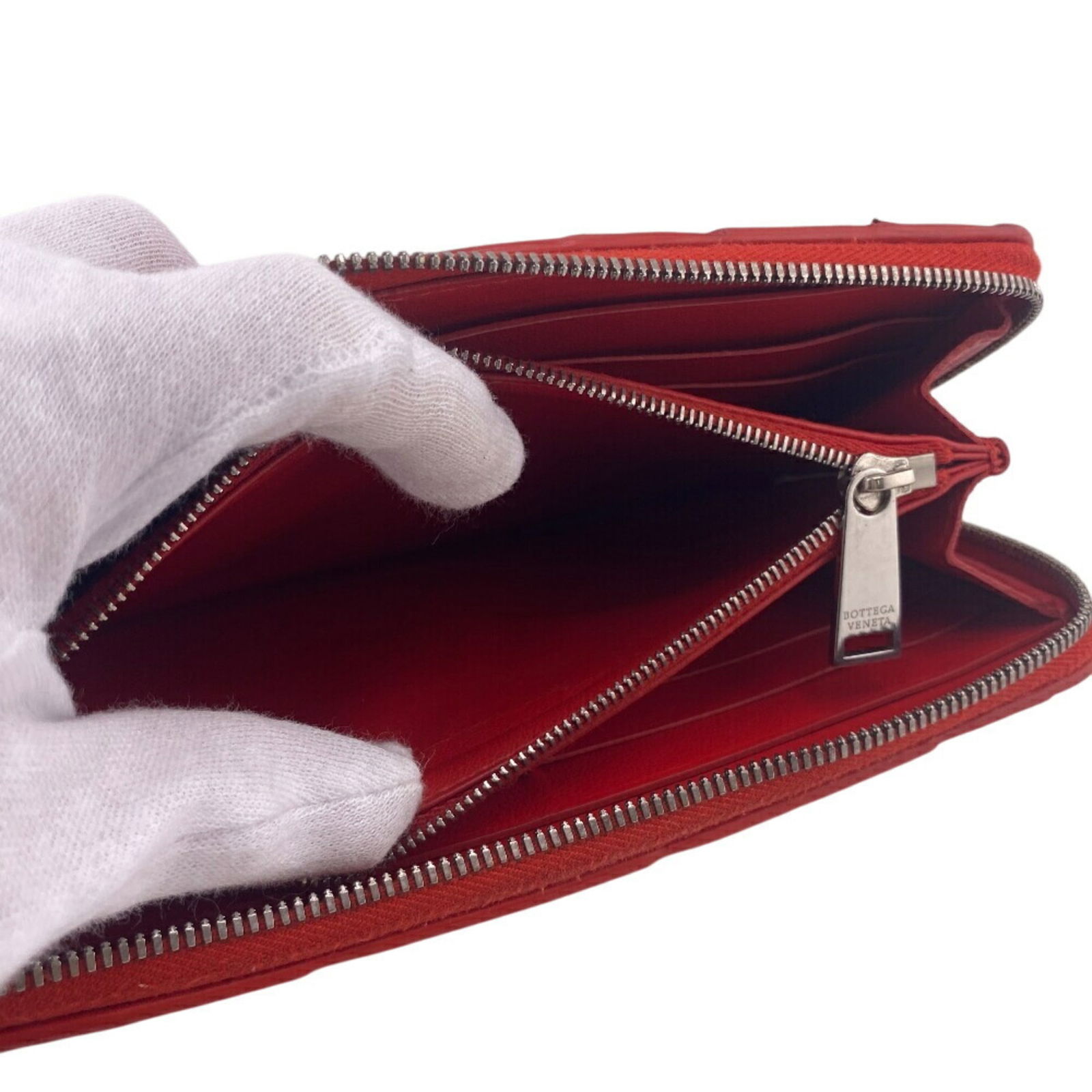 Leather Bottega Veneta Long Wallet (Bi-Fold) - 8