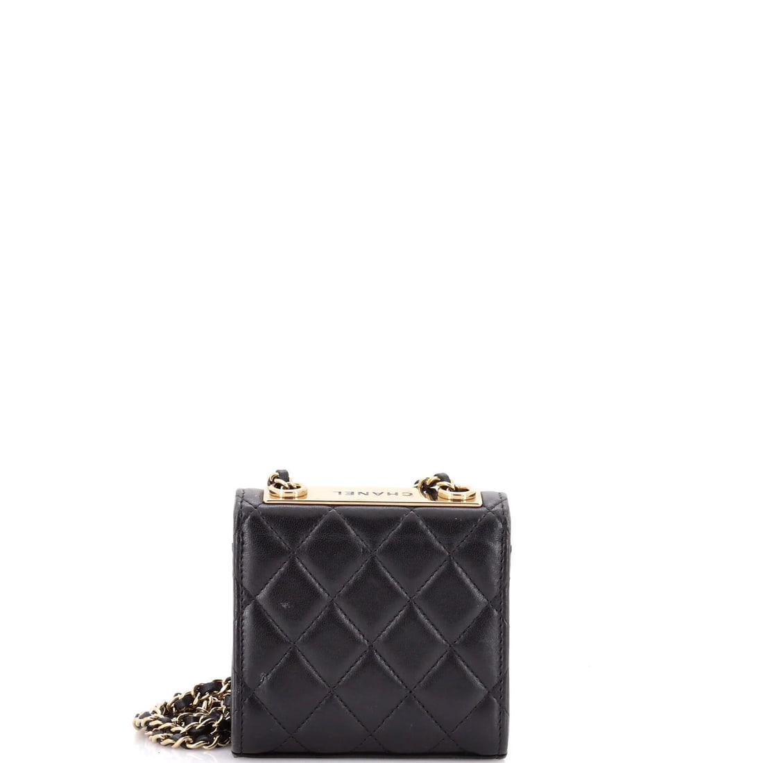 Small Chanel Trendy CC Clutch with Chain Quilted Lambskin - 3