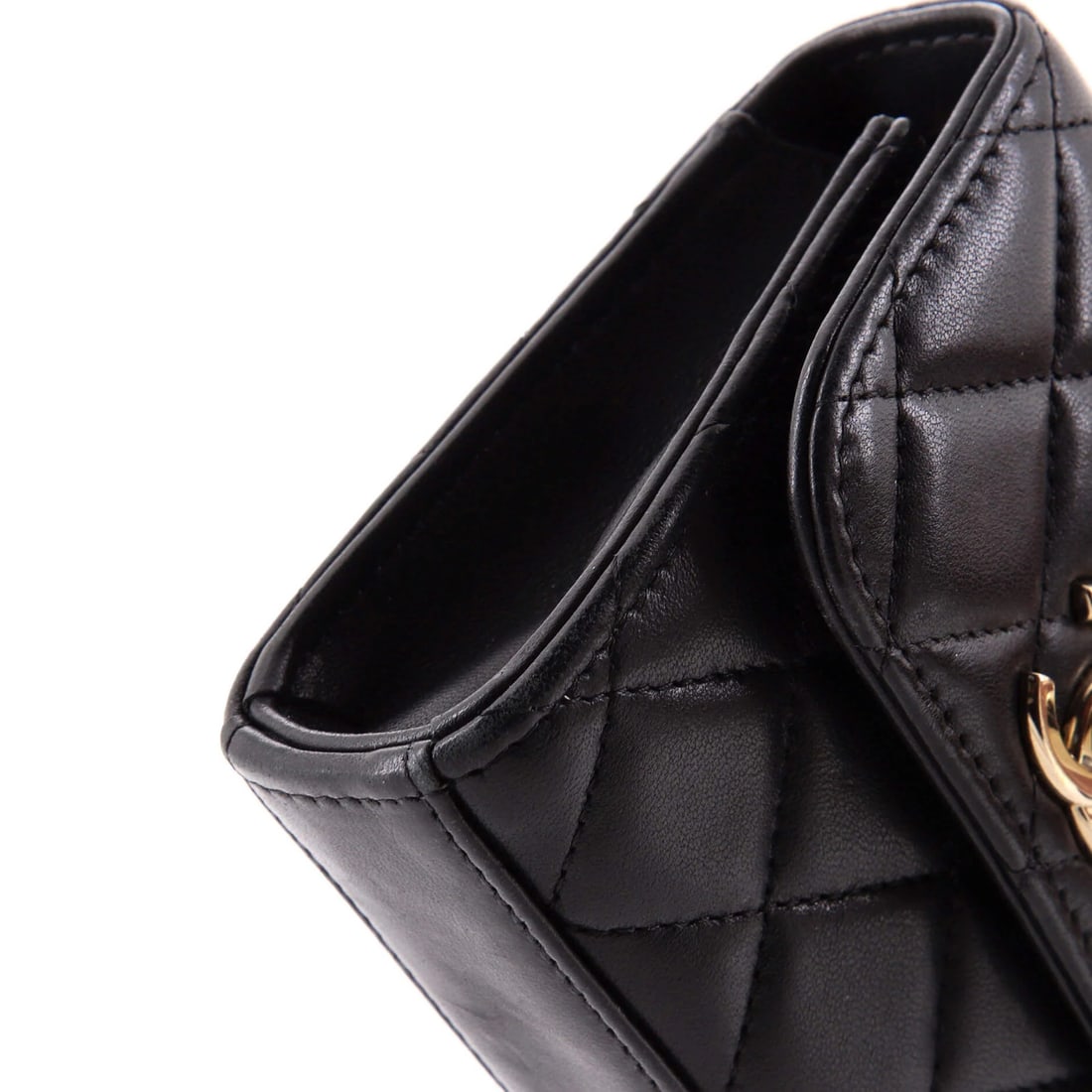 Small Chanel Trendy CC Clutch with Chain Quilted Lambskin - 6
