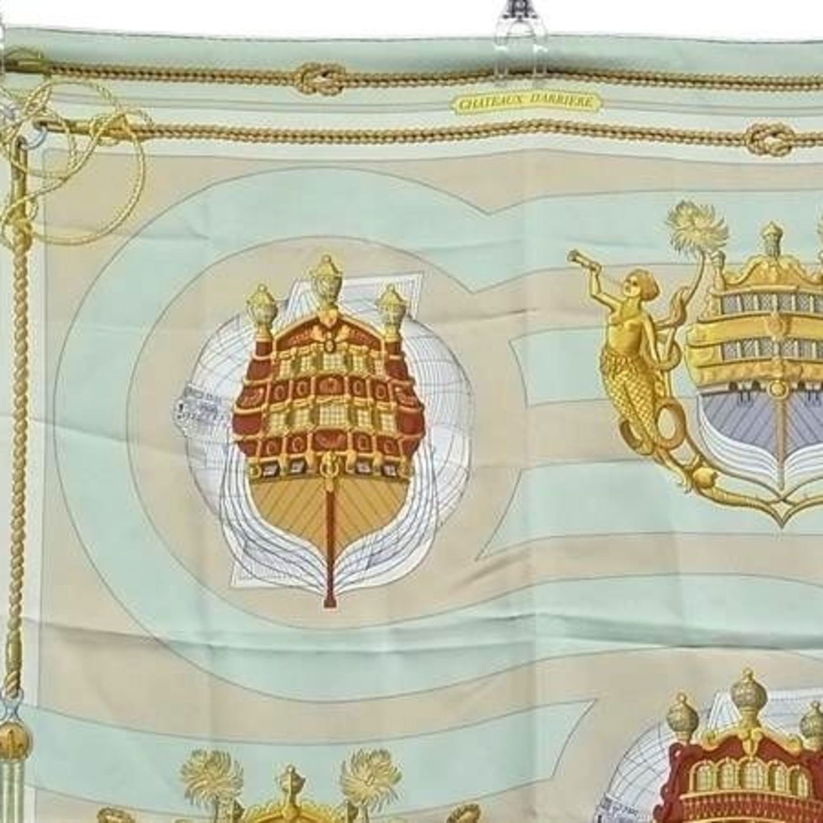 100% Hermes Scarf Silk - 3