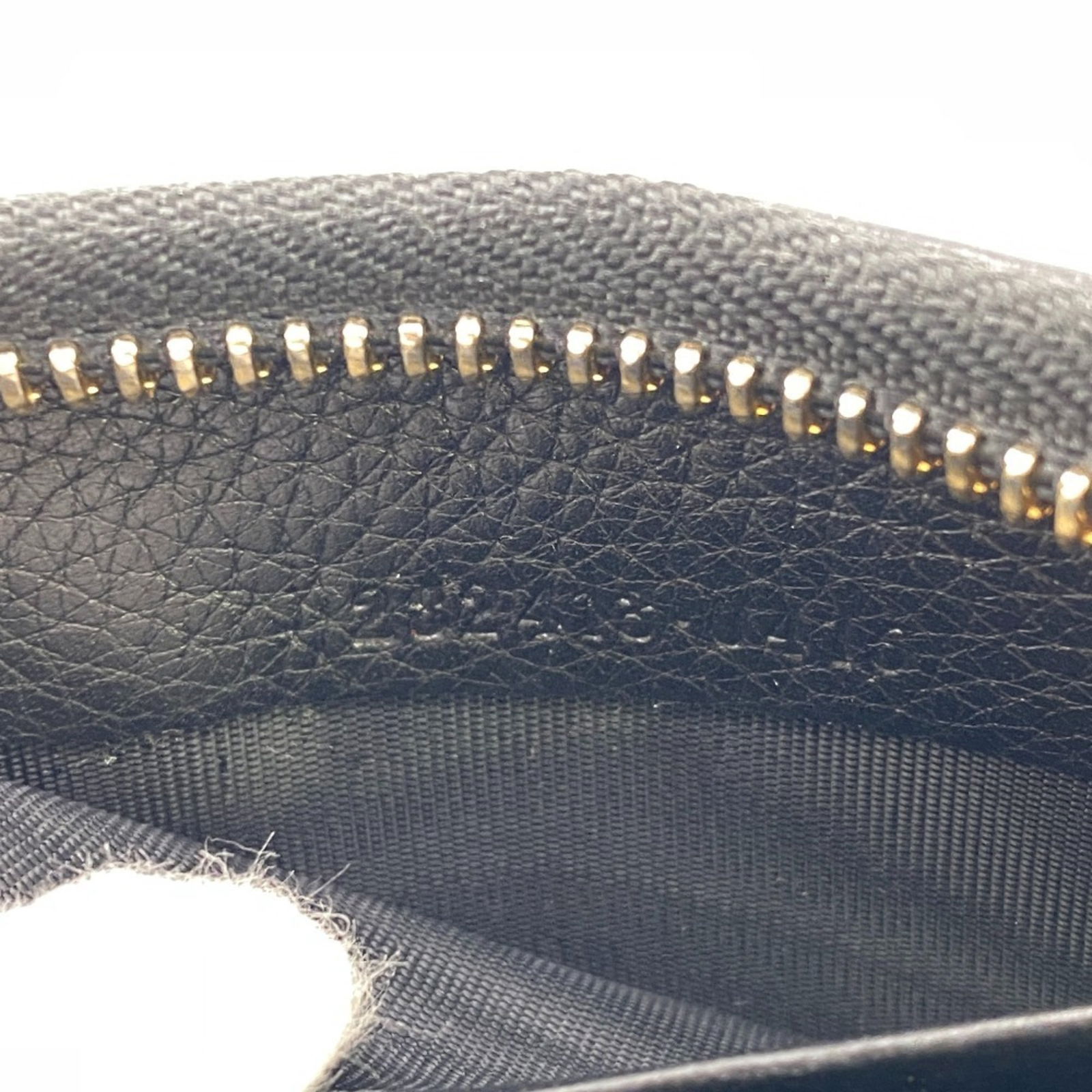 Women's - GUCCI 282413 Soho Round Zip Wallet - Black - 11