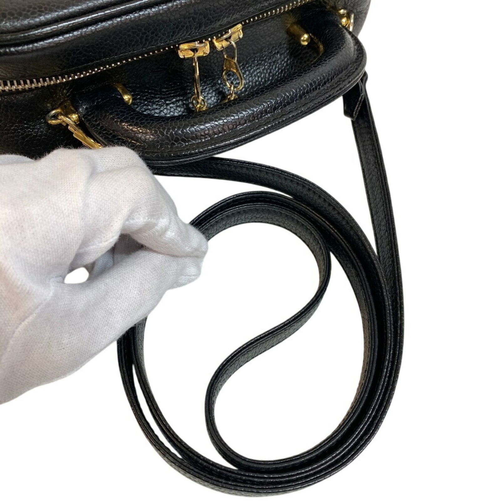 Leather - Chanel Handbag - Shoulder Bag Grained Calfskin - 3