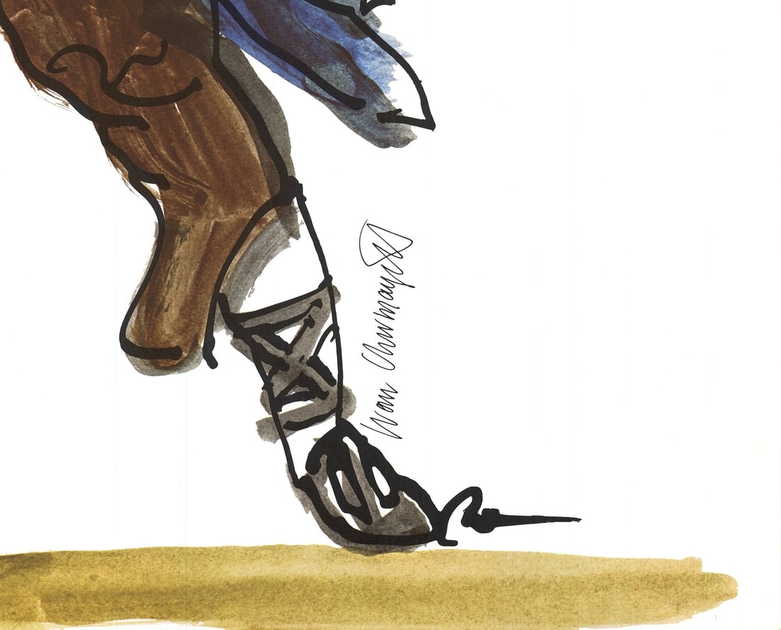 Contemporary IVAN CHERMAYEFF Kean 46" x 30" Offset Lithograph 1979 - 4