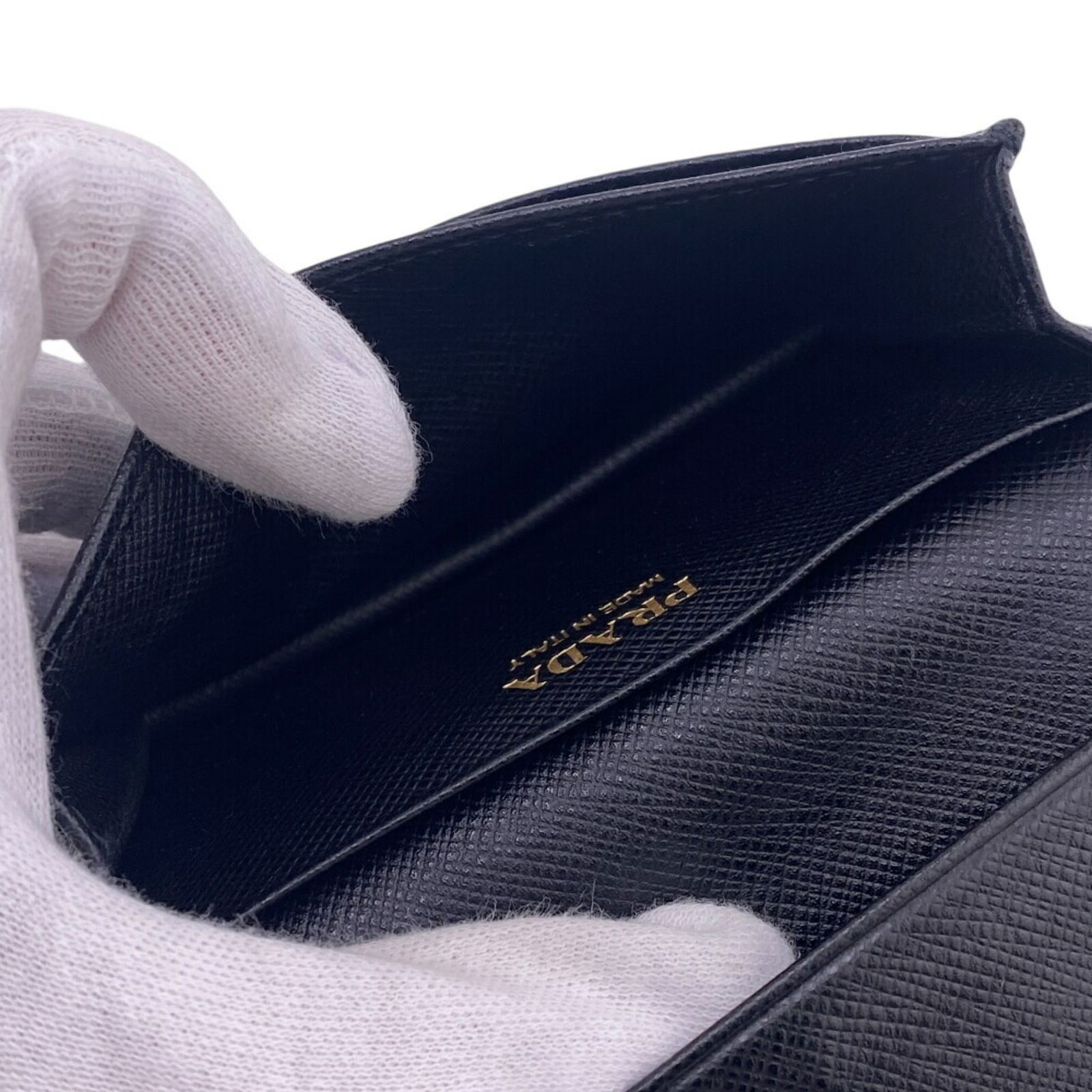 Leather Prada Card Case - 6