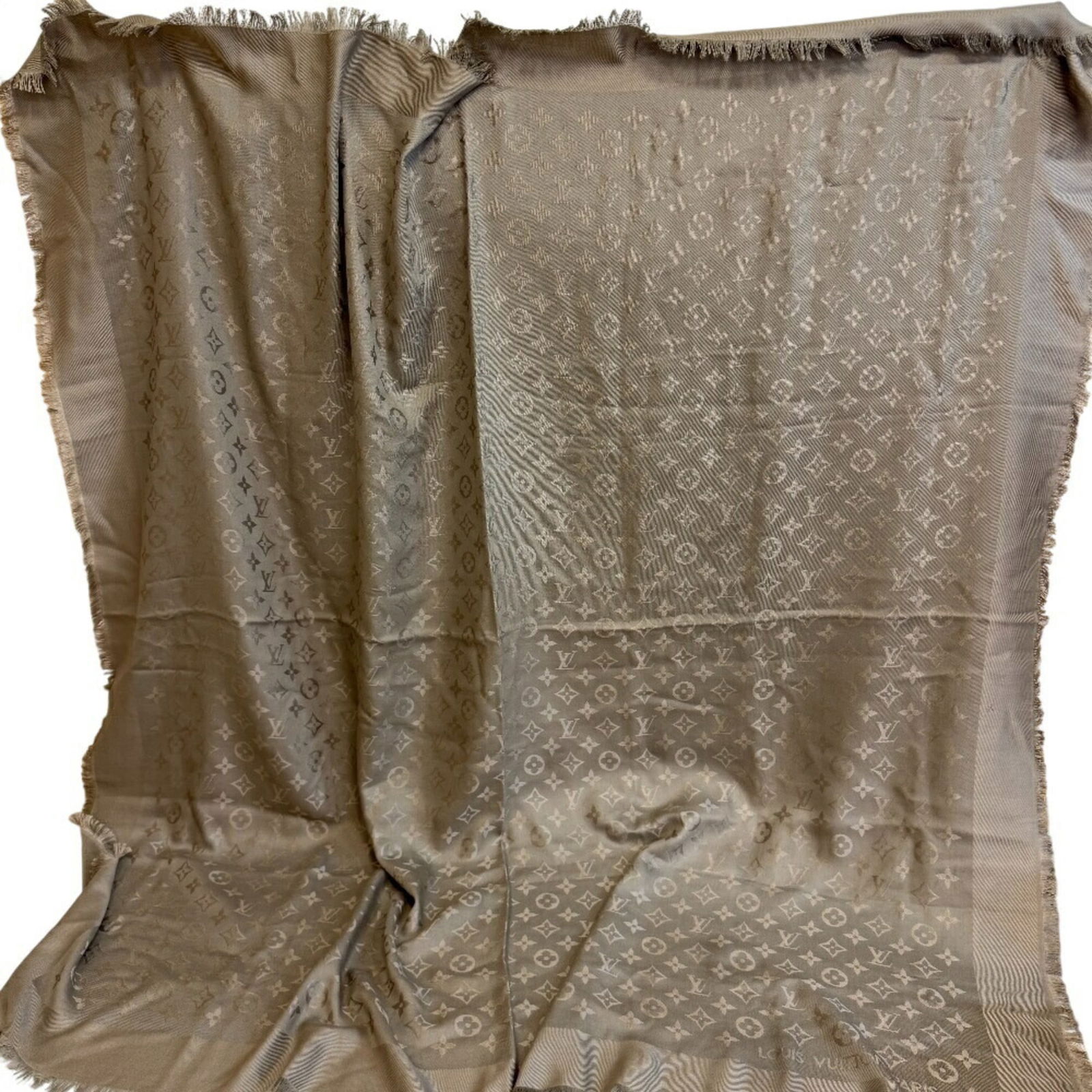 Silk - Louis Vuitton Shawl Wool - 2