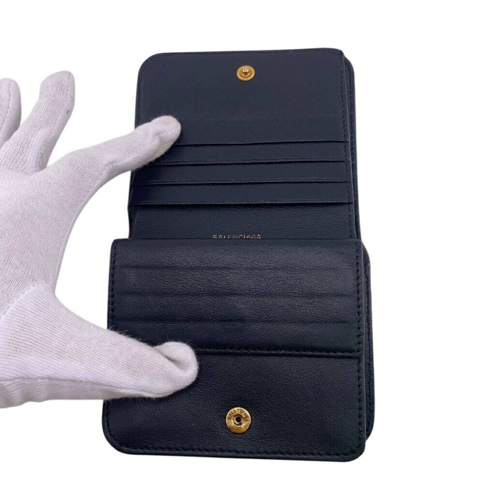 Leather Balenciaga Wallet (Bi-Fold) - 7