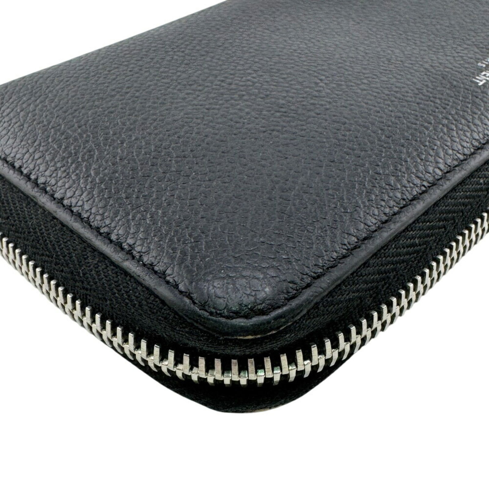 Leather Saint Laurent Long Wallet (Bi-Fold) - 3