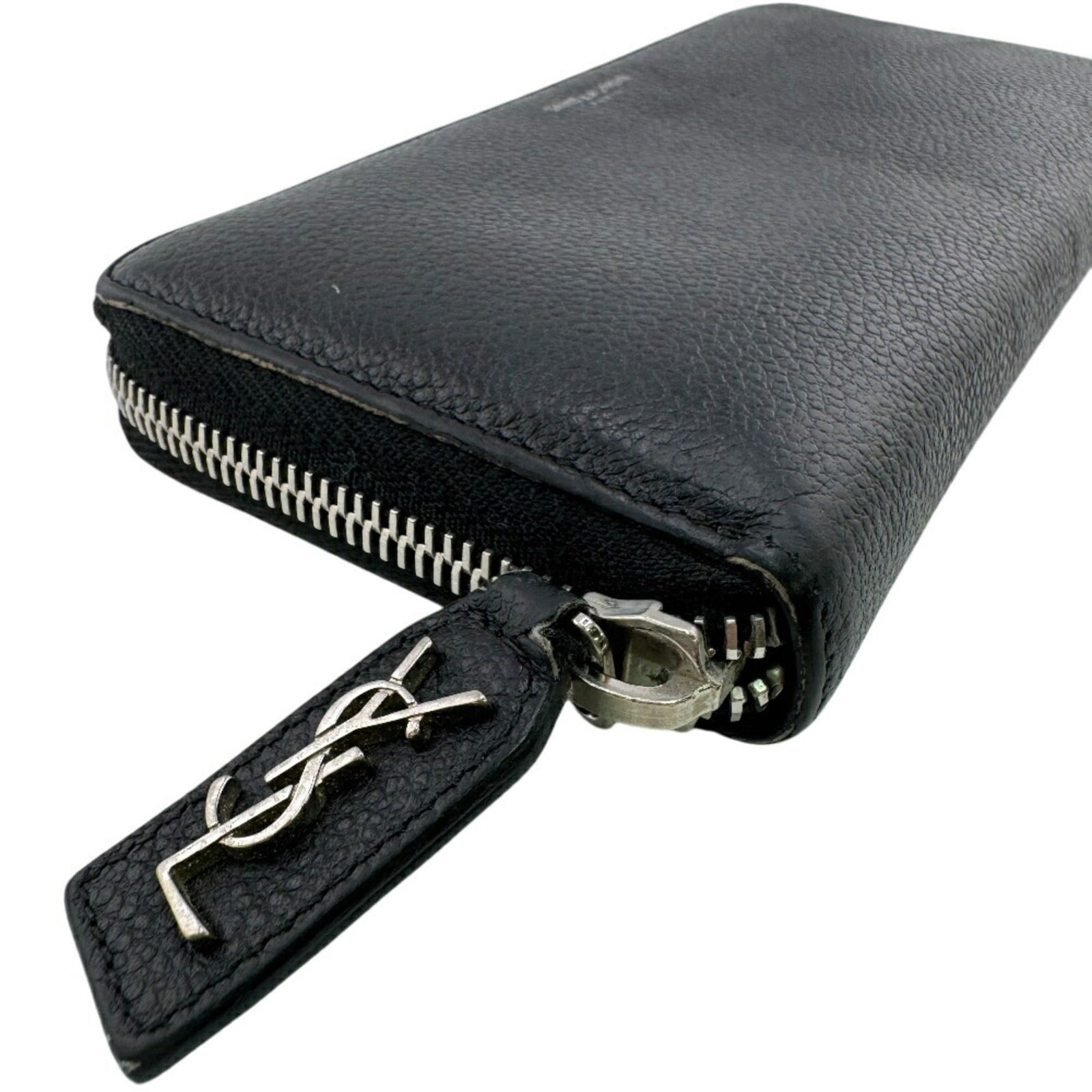 Leather Saint Laurent Long Wallet (Bi-Fold) - 5