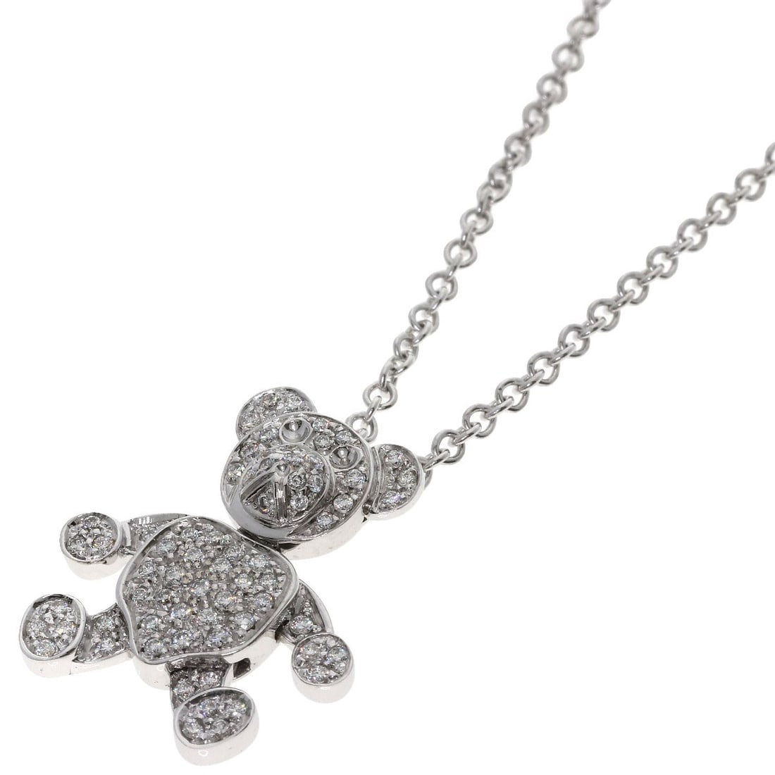 Gold Pomellato Orsett Full Diamond Necklace K18 White: Gold Pomellato Orsett Full Diamond Necklace K18 White This listing features Gold Pomellato Orsett Full Diamond Necklace K18 White. Item specifics are provided below. Item Specifics: Brand: Pomellato S