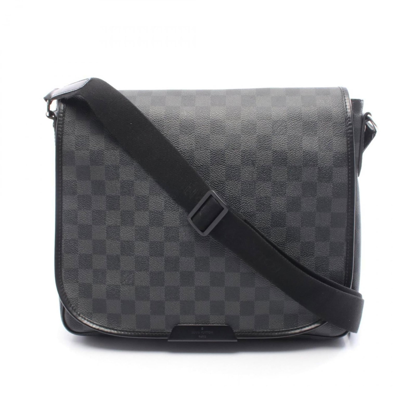 Leather - Louis Vuitton Shoulder Bag Pvc - Coated Canvas - Damier Graphite (1 of 7)
