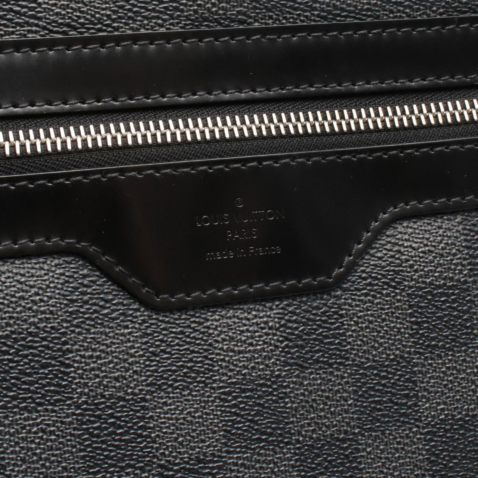 Leather - Louis Vuitton Shoulder Bag Pvc - Coated Canvas - Damier Graphite - 4