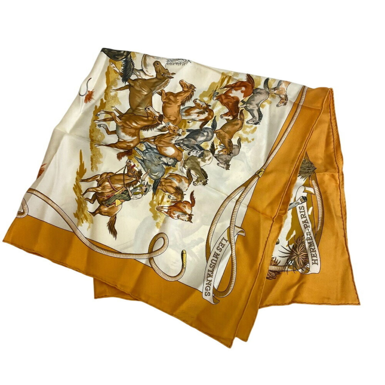 Silk Hermes Scarf - 2