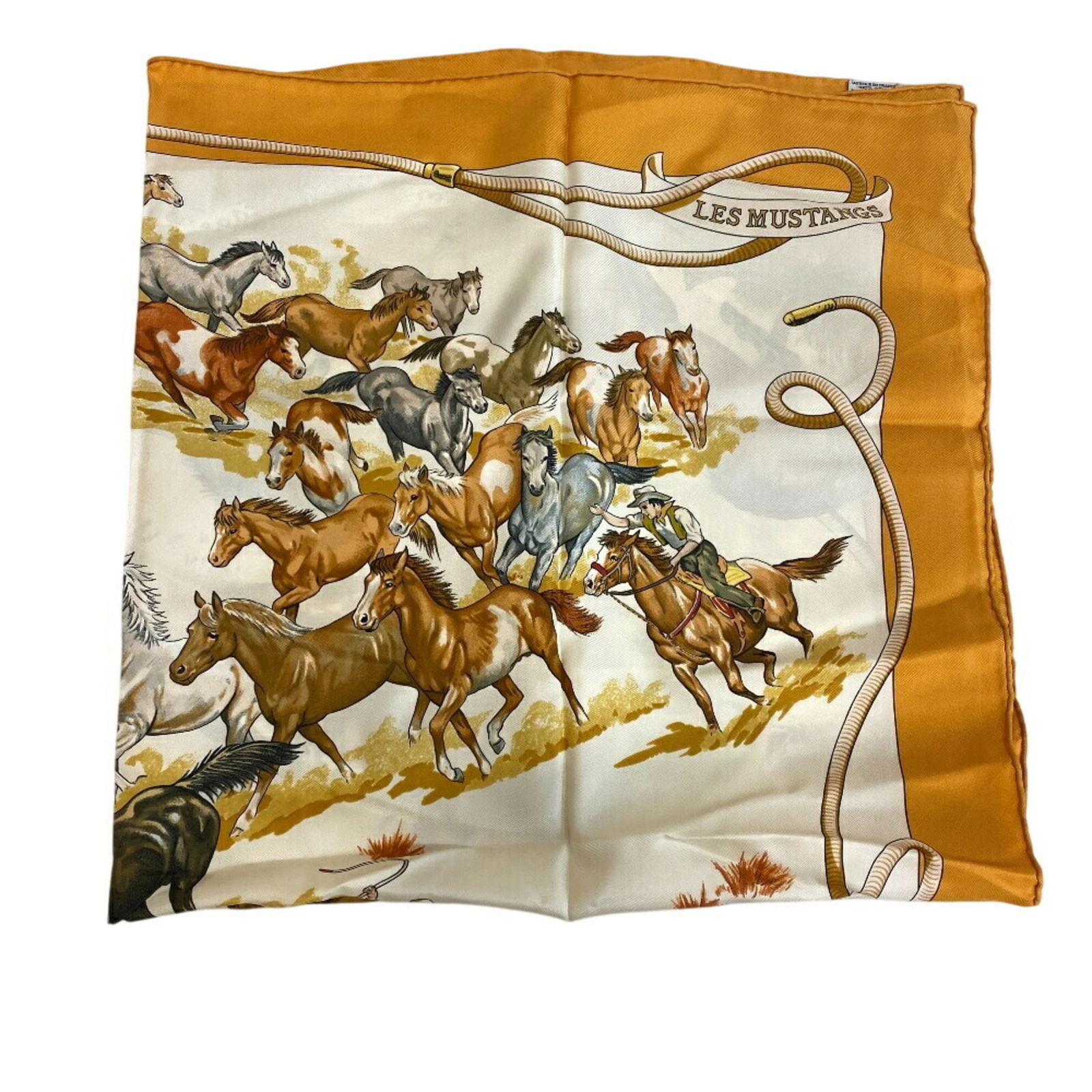 Silk Hermes Scarf - 3